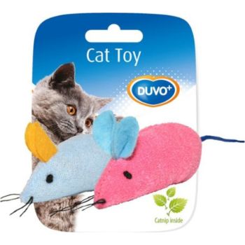  Duvo Assortment of Mice Blue/Pink 2pcs - 6 x 5 x 3cm[Dimension - 6 x 5 x 3cm] 