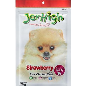  JERHIGH CHICKEN&STRAWBERRY STICK 70G 