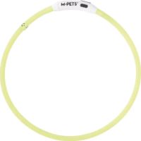 M-PETS Flash Led Rechargeable Collar M Green