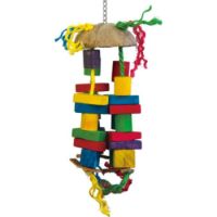 Vanpet Umberlla Shape Natural Bird Toy 38x13cm-BTLB00209