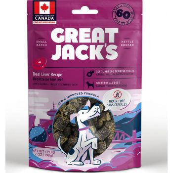  Great Jack’s Real Liver Recipe Grain-Free Dog Treats 7oz / 198gm 