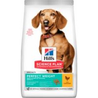 Hills Science Plan Perfect Weight Small & Mini Adult Dog Food With Chicken (1.5kg)
