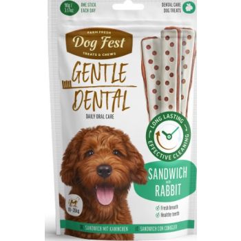  Dog Fest Dental Treats For Adult Dogs -Sandwich -Rabbit 90g 
