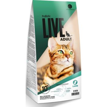  Probiotic Live Cat  Dry Food Adult Lamb 2kg 