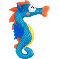 Gigwi Cat Toys Dental Mesh Sea Horse Blue