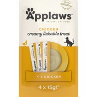 Applaws Chicken Creamy Lickable Cat Treats 4x15g