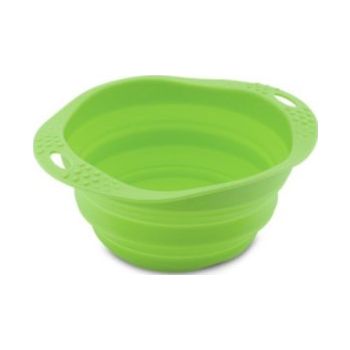  Beco Dog Travel Bowl Green Small - 15 x 5 x 12cm | Capacity - 0.4L 
