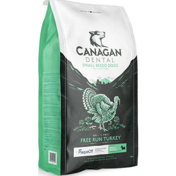  Canagan Dental Free Run Turkey Small Breed Dry Dog Food 2KG 