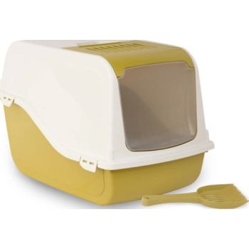  Cat Litter Box ARIEL  (TOP FREE) Plain  Mustard  57 x 39 x 38h 