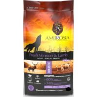 Ambrosia Fresh Venison & Lamb 2kg