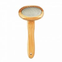 DUVO BAMBOO SLICKER BRUSH-M (18x10cm):5414365203269