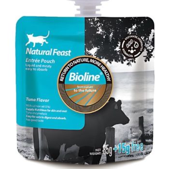  Bioline Natural Feast Entree Pouch Tuna Flavor 85g+15g 