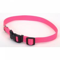 Coastal 5/8" Tuff Dog Collar  Small/Medium Neon Pink