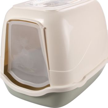  Closed Cat litter box with Scoop and deodorants 