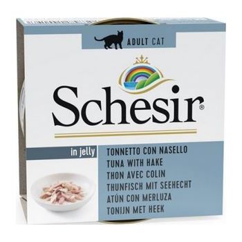  Schesir Cat Can Jelly Tuna With Cod 85gm 