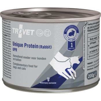  Trovet Unique Protein Rabbit Dog & Cat Wet Food Can 200g 