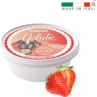 FidoVet Gelato Ice Cream for Dogs (Strawberry) (Powder)