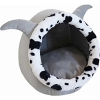 Petbroo Cat Round Igloo Bed Large Grey