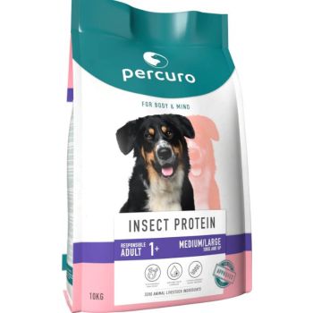  Percuro  Insect Protein Adult Medium/Large Breed Dry Dog Food 10kg 