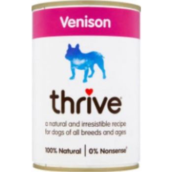  Thrive Complete Dog Venison Wet Food 400g 