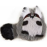 FOFOS Raccoon Floppy Crinkle Cat Toys