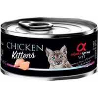 Alpha Spirit Cat Wet Food CHICKEN for Kittens 85g