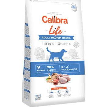  Calibra Dog Dry Food  Life Adult Medium Breed Chicken 2.5kg 