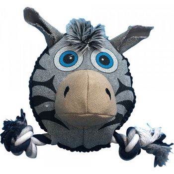  NutraPet - Zebra Plush Dog Toys 