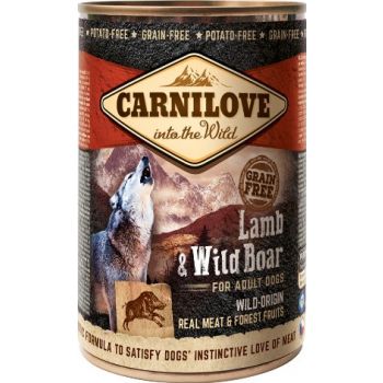  Carnilove Lamb & Wild Boar For Adult Dogs (Wet Food Cans) 400g 
