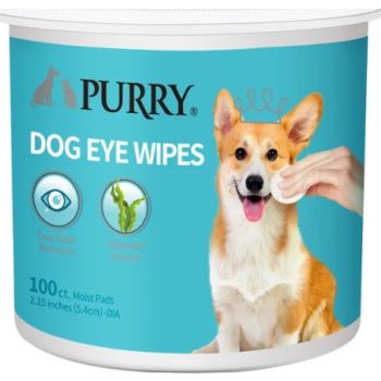  Purry Eye Wipes for Dogs-100ct 