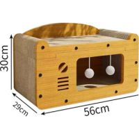 Saas Cats Scratching Board Toy House (56*29*30)3053