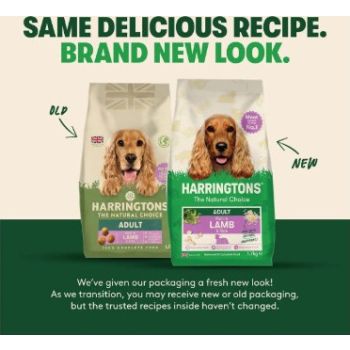  Harringtons Complete Lamb & Rice Adult Dry Dog Food 15KG 