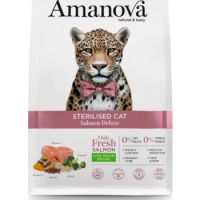 Amanova Dry Sterilized Cat Salmon Deluxe - 300g