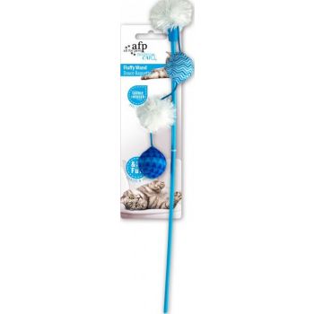  Fluffy Wand Cat Toys - Blue 