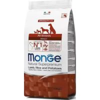 Monge DOG ADULT LAMB WITH RICE AND POTATOES 2.5KG