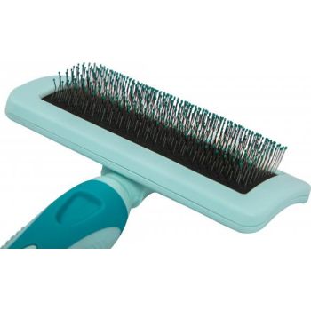  Freedog Slicker Grooming Brush with protected tips 17cm 