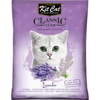  Kit Cat Classic Clump Cat Litter 10L (Lavender) 