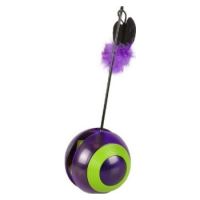 Flamingo Tumbler with Led Cat Toy Purple