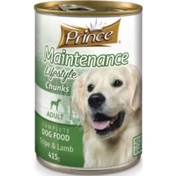  Prince Maintenance Lifestyle Lamb And Tripe Chunks Wet Dog Food 415 Grams 