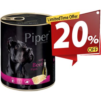  Piper Dog Wet Food With Beef Tripes 800g 