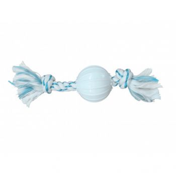  Dental Rope Tug with Nylon Ball - Blue 