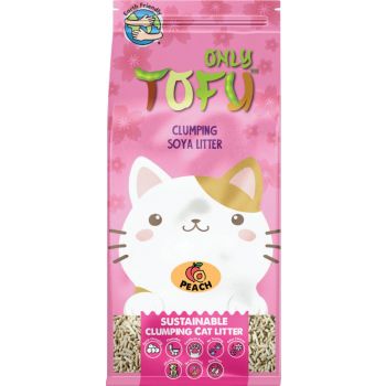  Nutrapet Tofu Clumping Cat Litter Peach Sticks - 7 Liters 