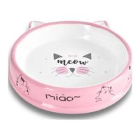 Saas Pet Ceramic Bowls Pink (15.5*15.5*3) 200Ml