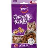 Gnawlers Crunchy & Tender Cat Treats 65g - Salmon Flavour