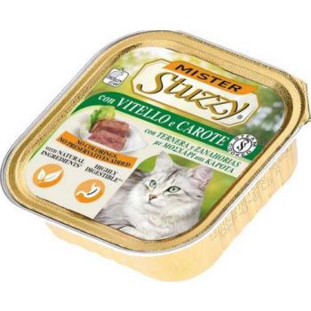  Mister Stuzzy Cat Wet Food With Veal And Carrots 100g 