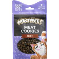 MEOWEE! MEAT CAT TREATS COOKIES BEEF 40G