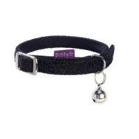 Disco Cat Collar - Black / XS
