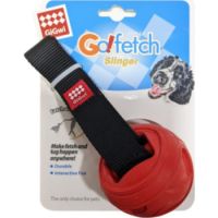 GiGwi Go Fetch Rubber Slinger Balls Red