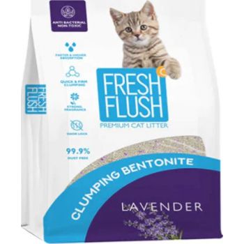 Fresh Flush 10 LT Lavender Scented Cat Litter 