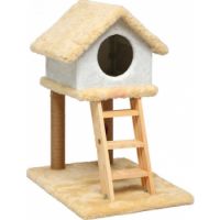 Flip House Scratching with Ladder 80 cm